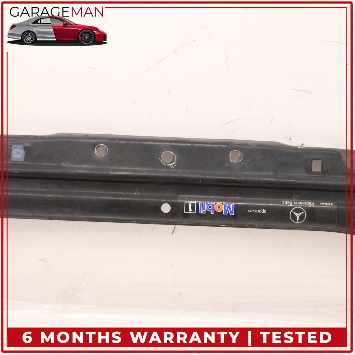 2003-2009 Mercedes W211 E350 Upper Radiator Support Frame Bracket Bar OEM