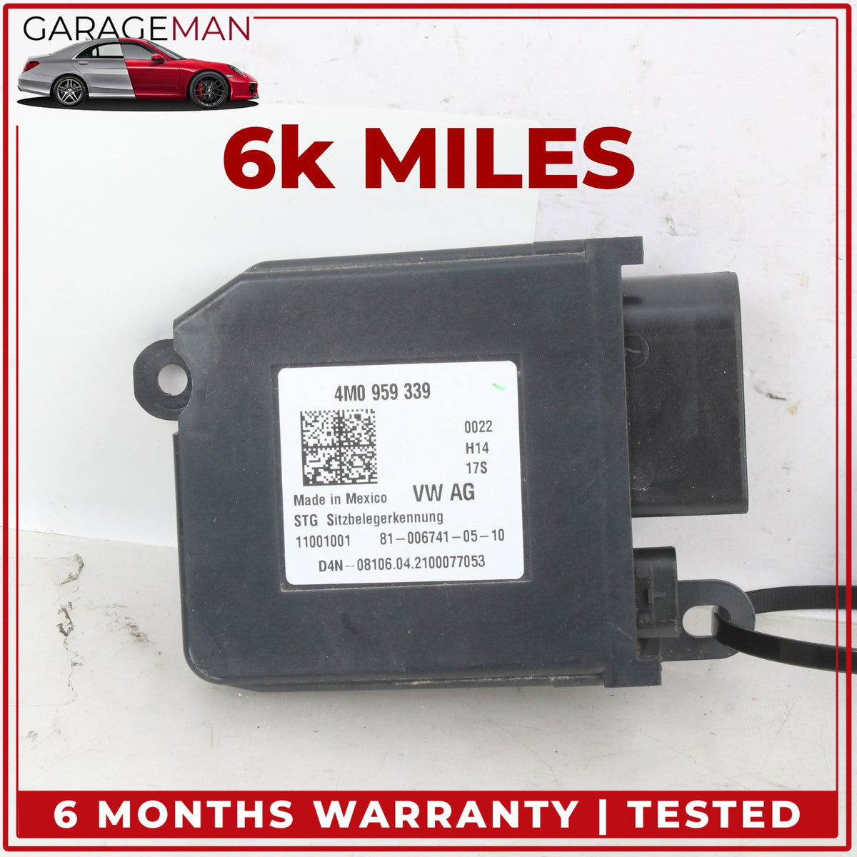2017-2025 Audi A4 A5 Q8 Front Right Seat Occupant Detection Module 4M0959339 OEM