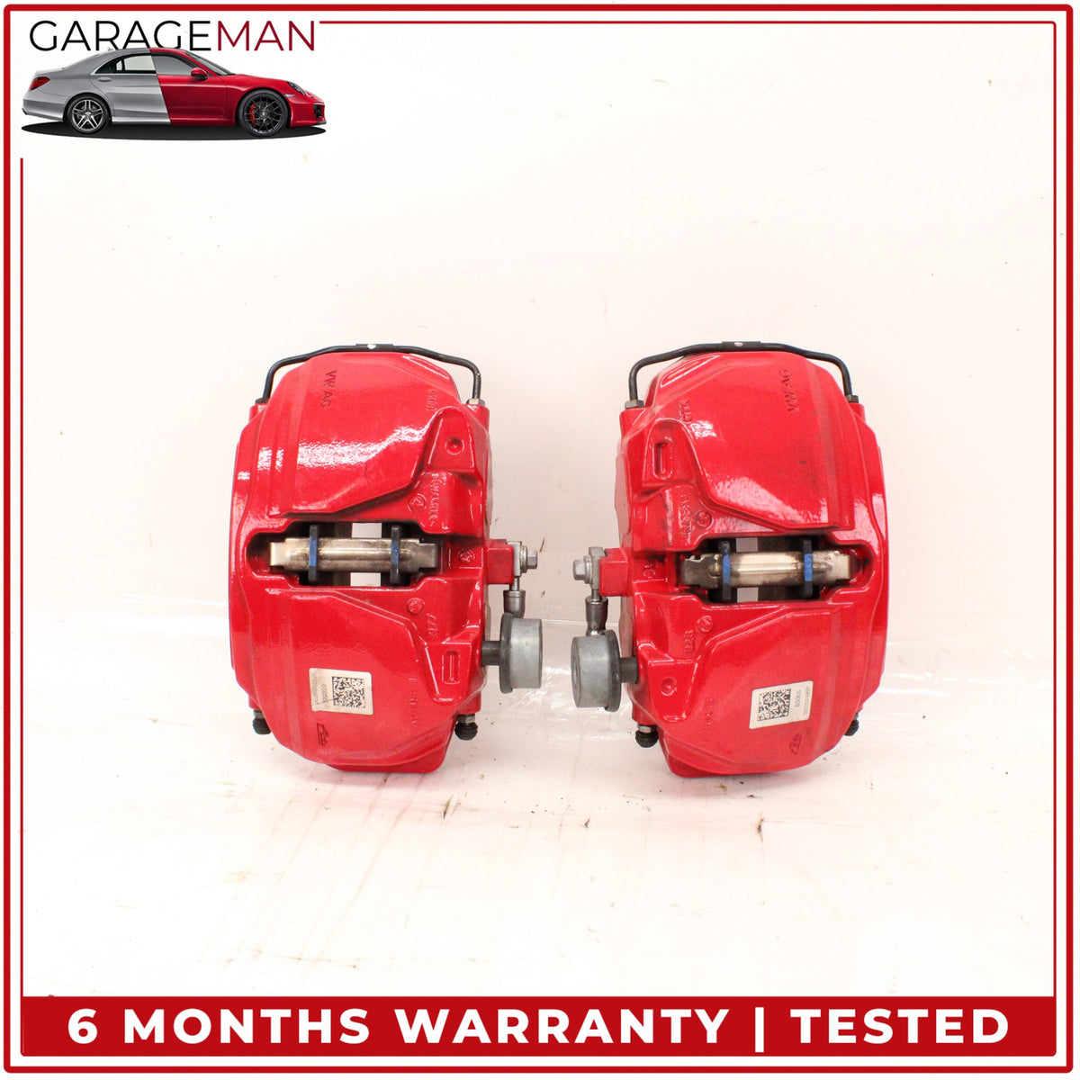 2016-2023 Audi TTS 8S Front Left & Right Brake Calipers (set of 2) OEM