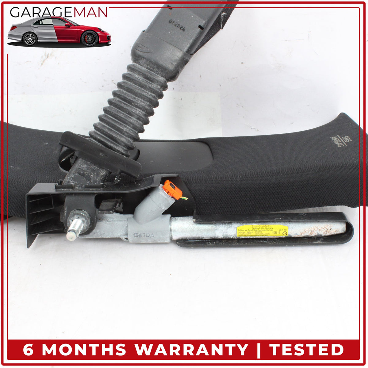 2014-2024 Infiniti Q50 V37 Front Right Seat Belt Retractor w/ Cover Assembly OEM