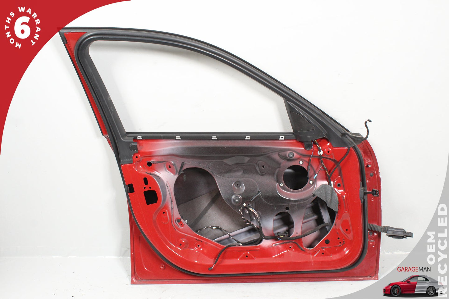 2012-2018 BMW 320i F30 Front Left Driver Side Door Shell Red 9628763 OEM