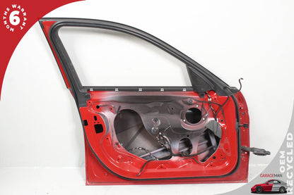 2012-2018 BMW 320i F30 Front Left Driver Side Door Shell Red 9628763 OEM