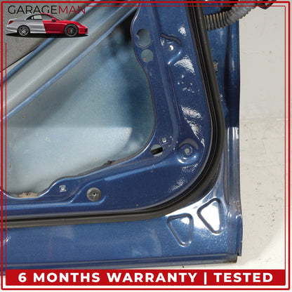 2018-2024 BMW X3 G01 Rear Left Driver Side Door Shell Blue Metallic OEM