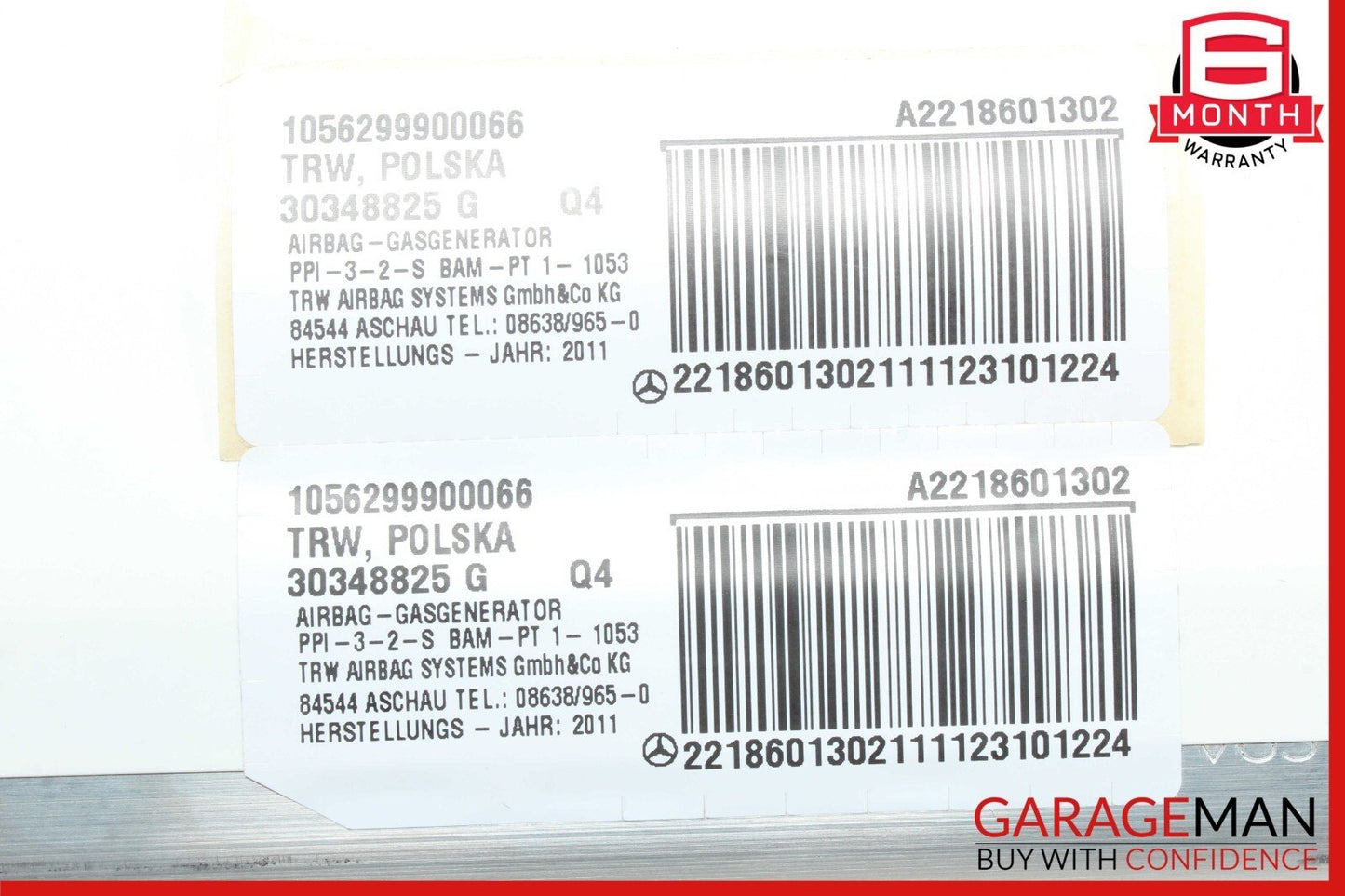 07-14 Mercedes W221 S65 S63 CL65 AMG Front Right Side Dashboard Airbag Air Bag