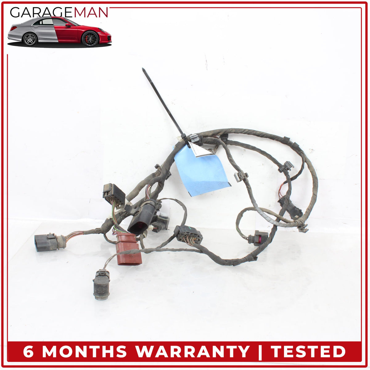 2007-2015 Audi Q7 SUV Rear Bumper Wire Harness w/ Parking Sensors 4L0971104N OEM