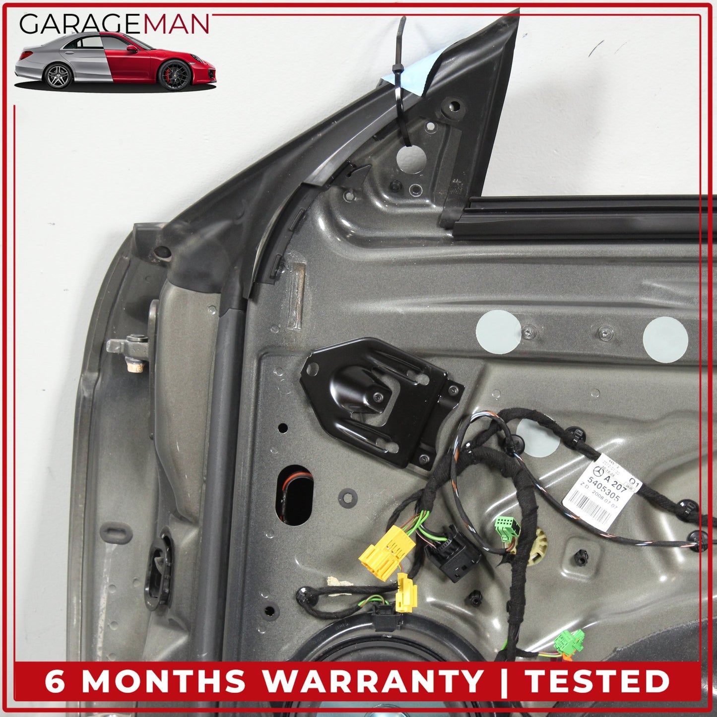 2011-2017 Mercedes W207 E350 E400 Convertible Front Right Door Shell Gray OEM