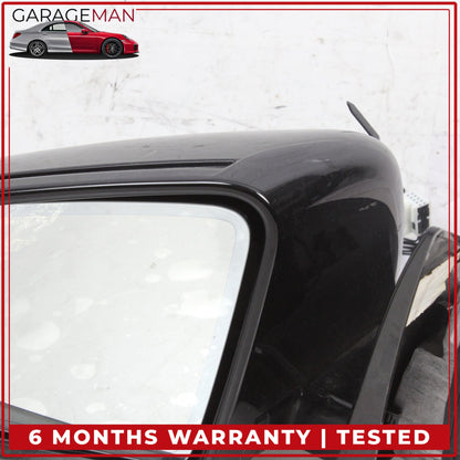 2010-2016 Mercedes W212 E350 Left Door Rear View Mirror w/ Blind Spot Black OEM