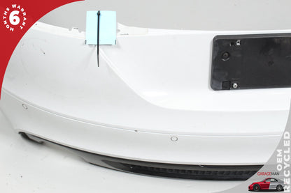 2008-2015 Audi TT 8J AWD Rear Bumper Cover Panel Assembly 8J0807317 Ibis White