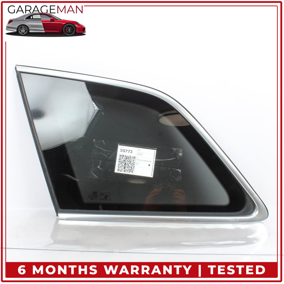 2017-2024 Audi Q7 Rear Left Driver Side Quarter Window Glass 4M0845297B OEM