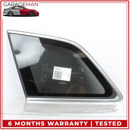 2017-2024 Audi Q7 Rear Left Driver Side Quarter Window Glass 4M0845297B OEM