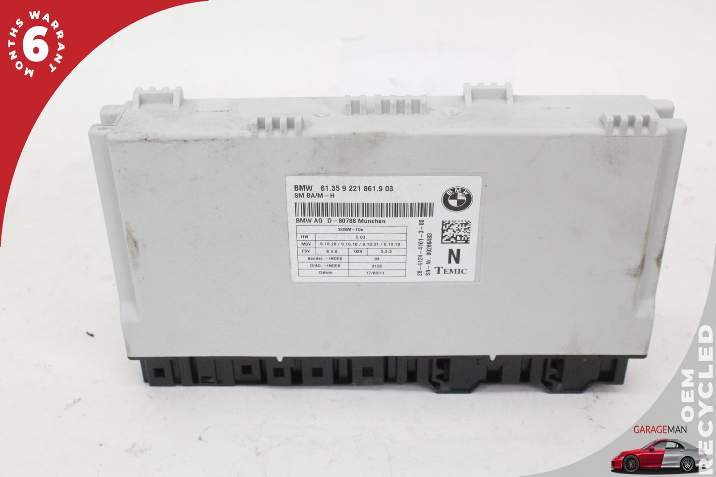 2007-2013 BMW 335is 135i 535i Front Left Side Seat Control Module 9221861 OEM