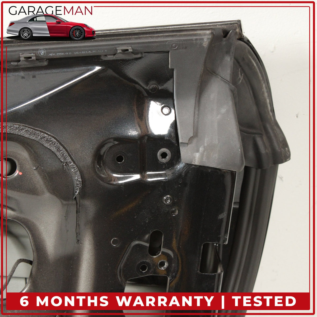 2012-2018 BMW 640i F12 Front Right Side Door Shell Black Metallic 7228570 OEM