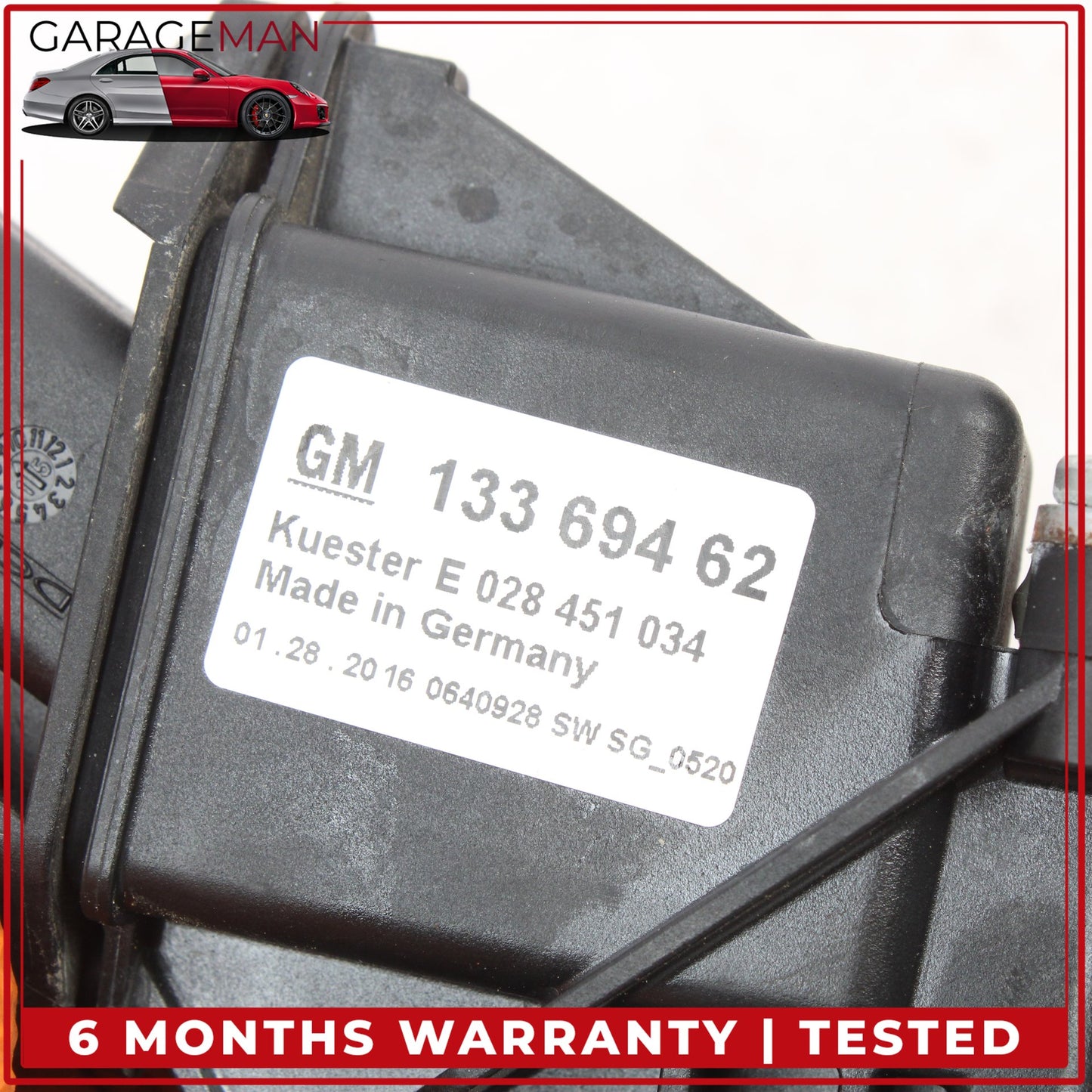 2016-2019 Buick Cascada Front Right Side Window Regulator Motor 13369462 OEM