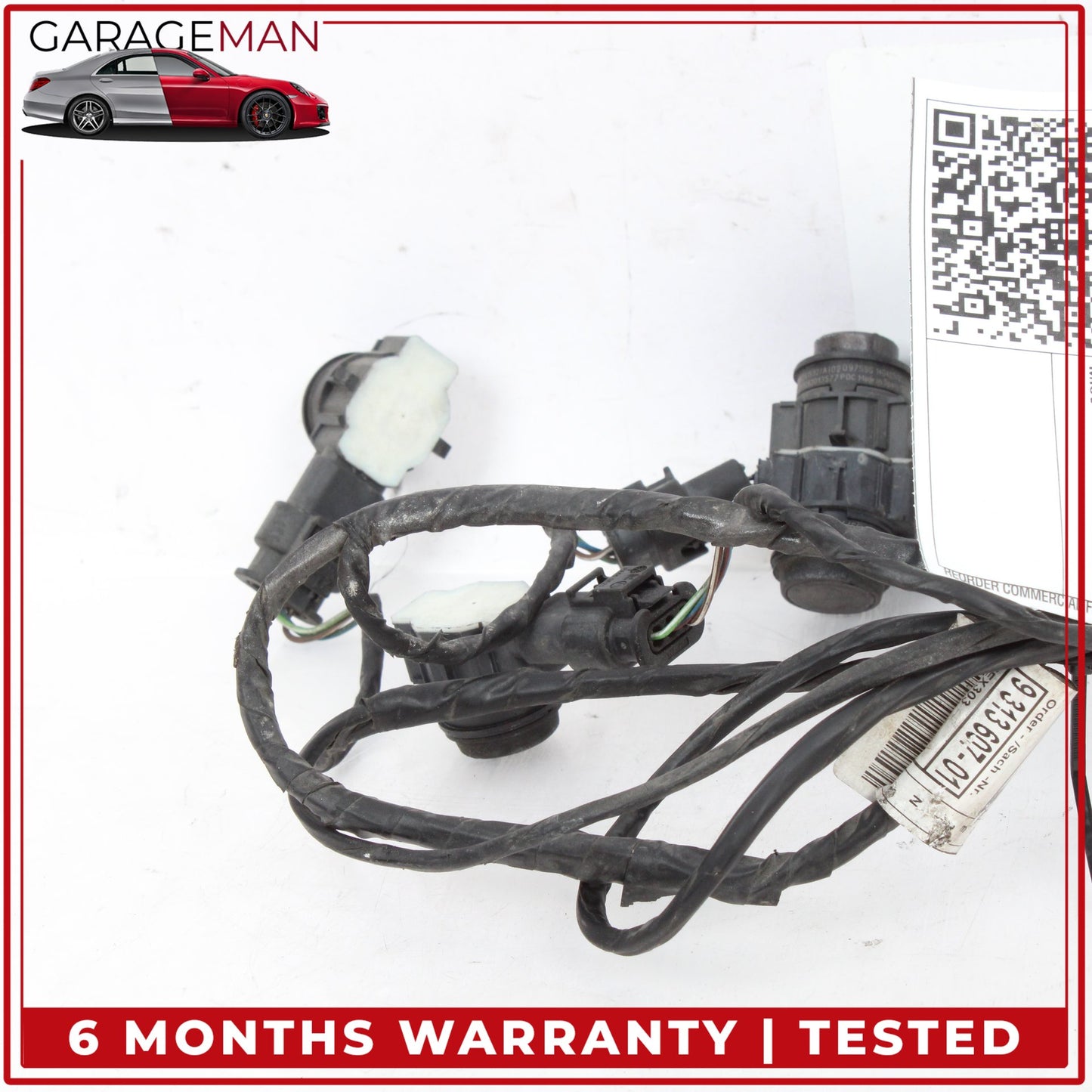2012-2018 BMW 328i F30 Front Bumper Parking Sensors w/ Wire Harness 9313607 OEM