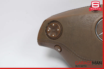 07-10 Mercedes W221 S550 CL550 S450 Steering Wheel Airbag Air Bag Assy Brown