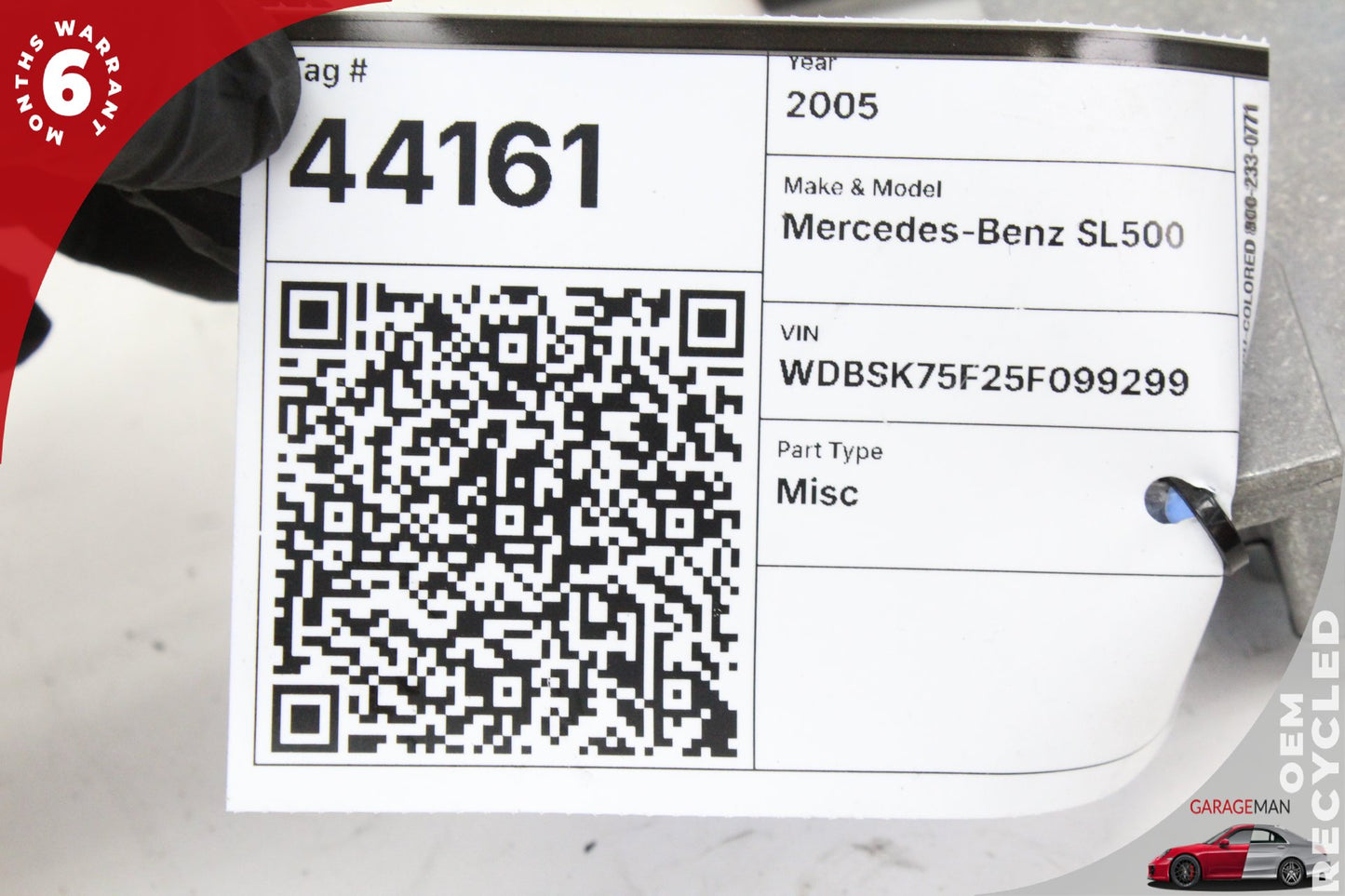 2003-2012 Mercedes R230 SL500 Battery Stabilization Control Load Module OEM