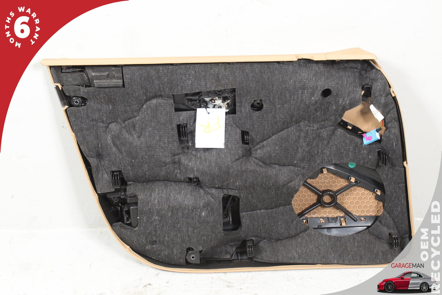 2010-2016 Porsche Panamera 970 Front Right Side Door Trim Panel Beige OEM
