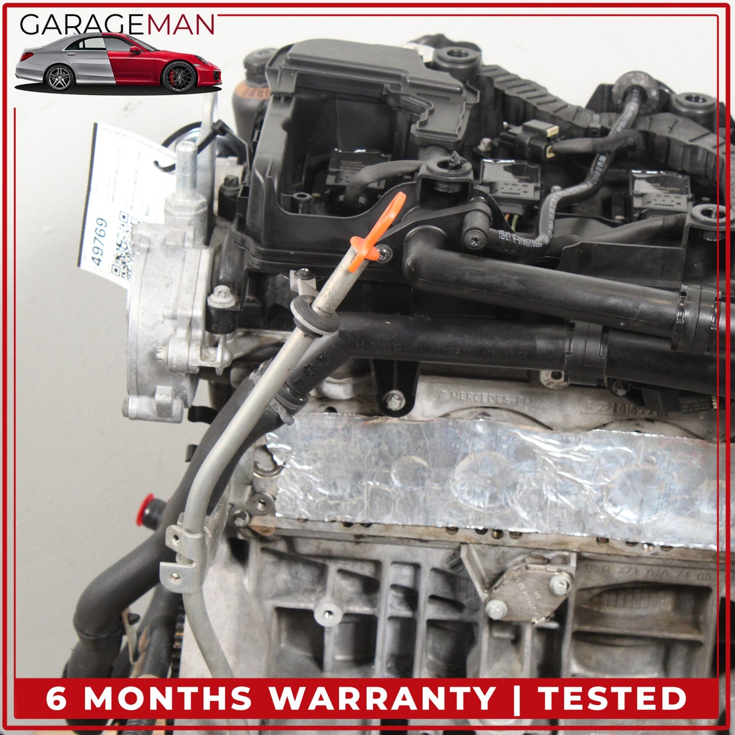 2012-2015 Mercedes W204 C250 M271 Engine Motor Assembly 1.8L I4 RWD OEM 117k