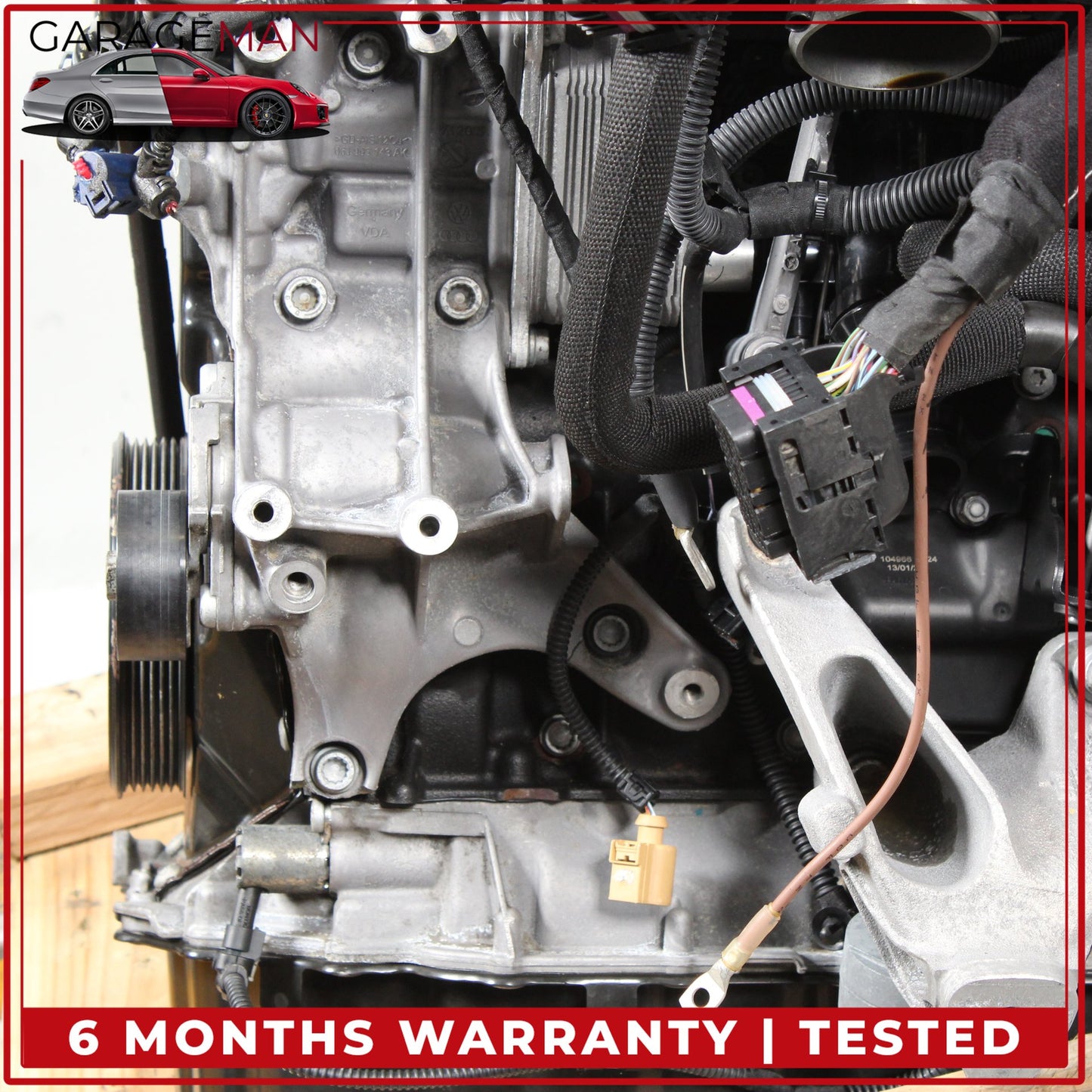 2014-2016 Audi A6 AWD 2.0L Turbo I4 Engine Motor Assembly CAED mileage 91k