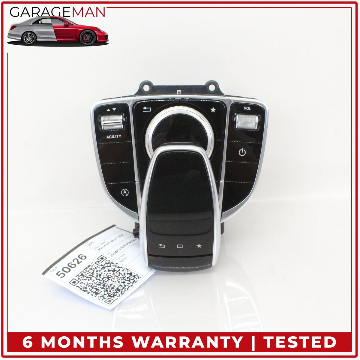 2015-2020 Mercedes W205 C300 Center Console Multi Function Control Switch OEM