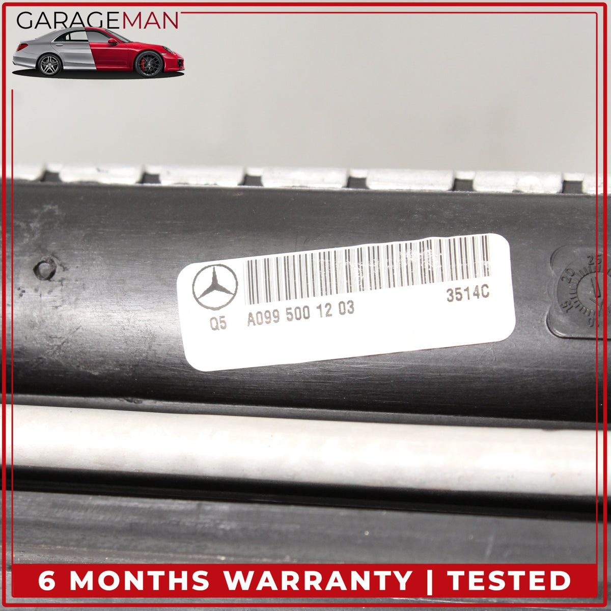 2012-2019 Mercedes W166 ML350 Water Radiator A/C Conditioning Condenser OEM