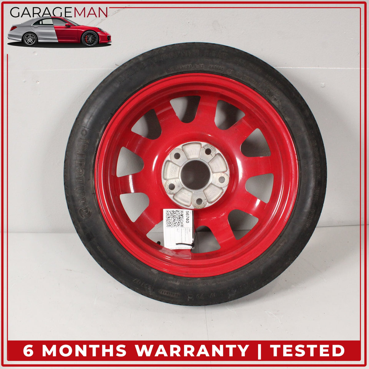 1997-2005 Porsche 911 Carrera 996 Emergency Spare Tire Wheel Donut Rim OEM