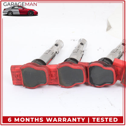 2011-2018 Porsche Cayenne 958 Audi Ignition Coils Set of 6 Pc 06E905115E OEM