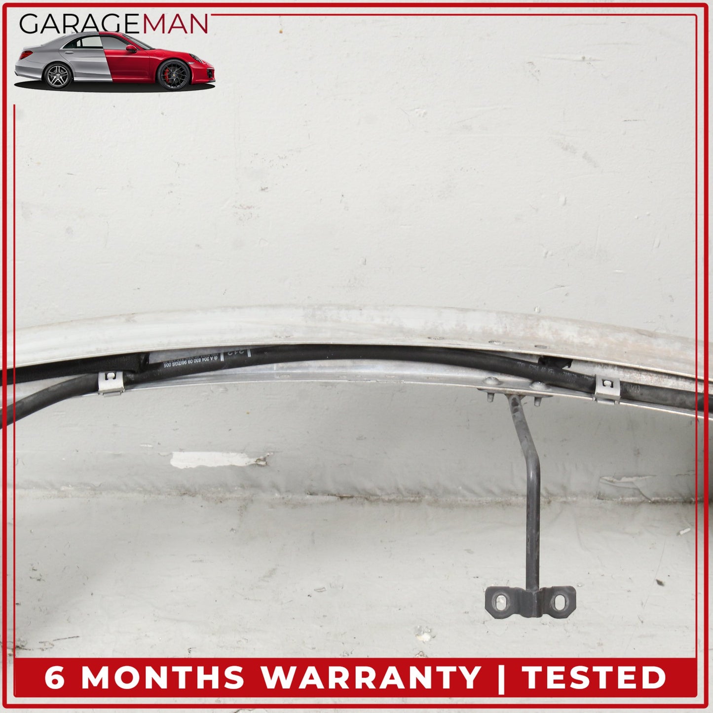 2008-2014 Mercedes W204 C250 Front Bumper Reinforcement Bar w/ Brackets OEM