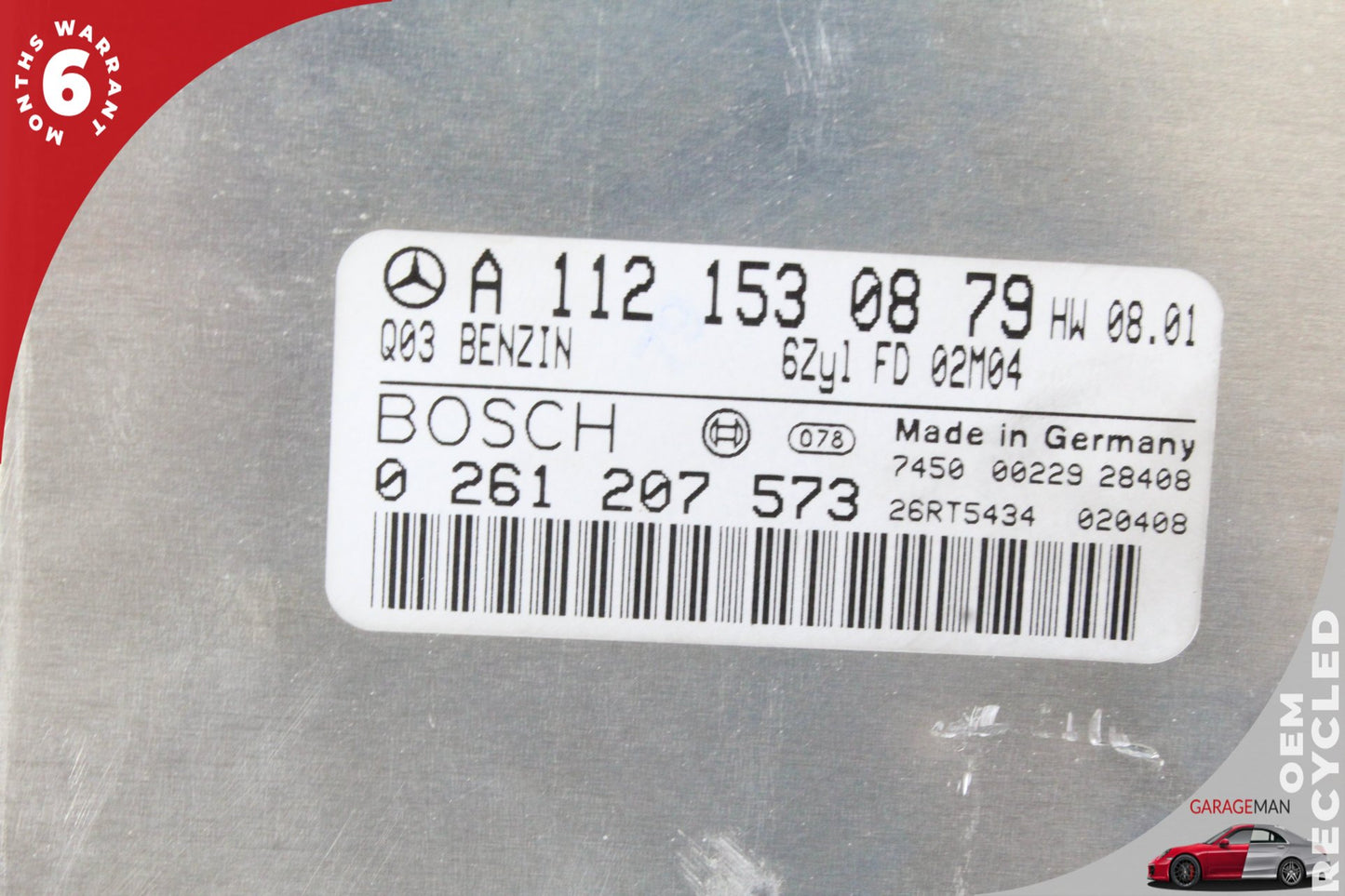 2001-2005 Mercedes W203 C240 Engine Control Module Unit ECU ECM 1121530879 OEM