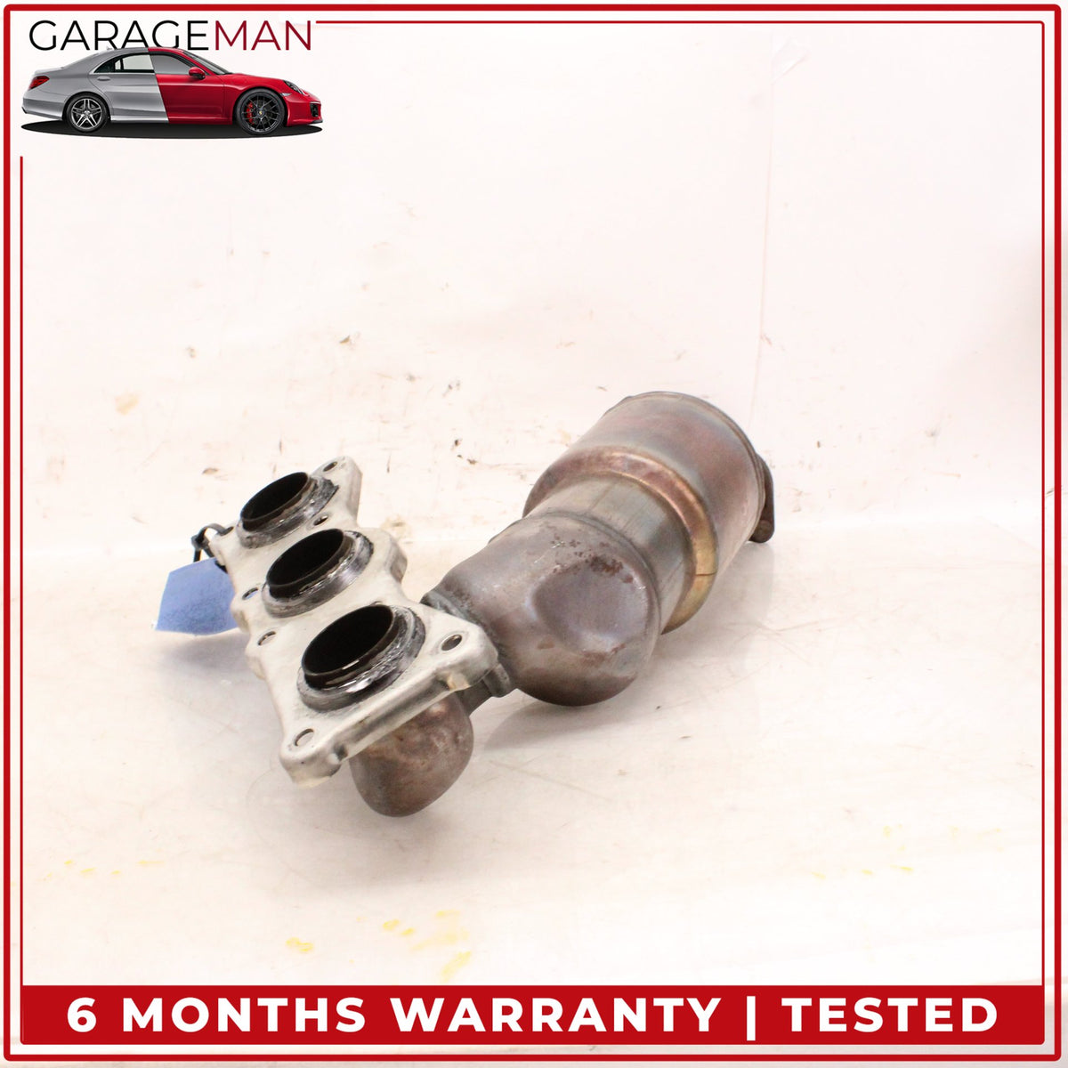 2007-2010 BMW X5 E70 Exhaust Manifold Downpipe Cylinder 4-6 7596879 OEM