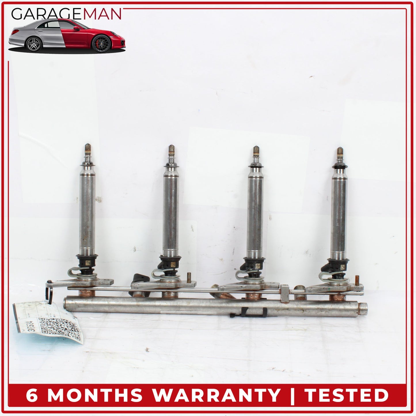 2011-2018 Mercedes X166 GL450 Fuel Injection Rail Line w/ Injectors Right Side