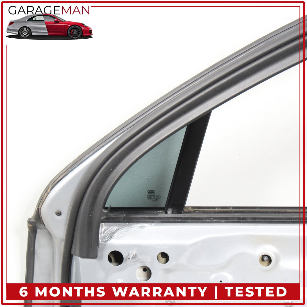 2017-2019 Audi Q7 SUV Front Right Side Door Shell Florett Silver Metallic OEM