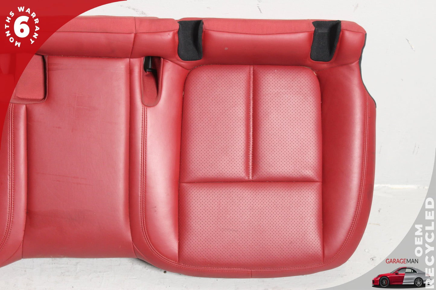 2015-2018 Porsche Macan 95B Front & Rear Complete Leather Seat Assembly Red OEM