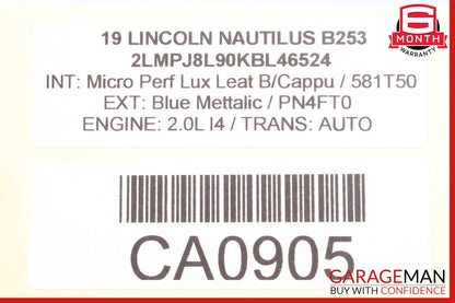 19-21 Lincoln Nautilus Front Right Dash Dashboard Airbag Air Bag OEM