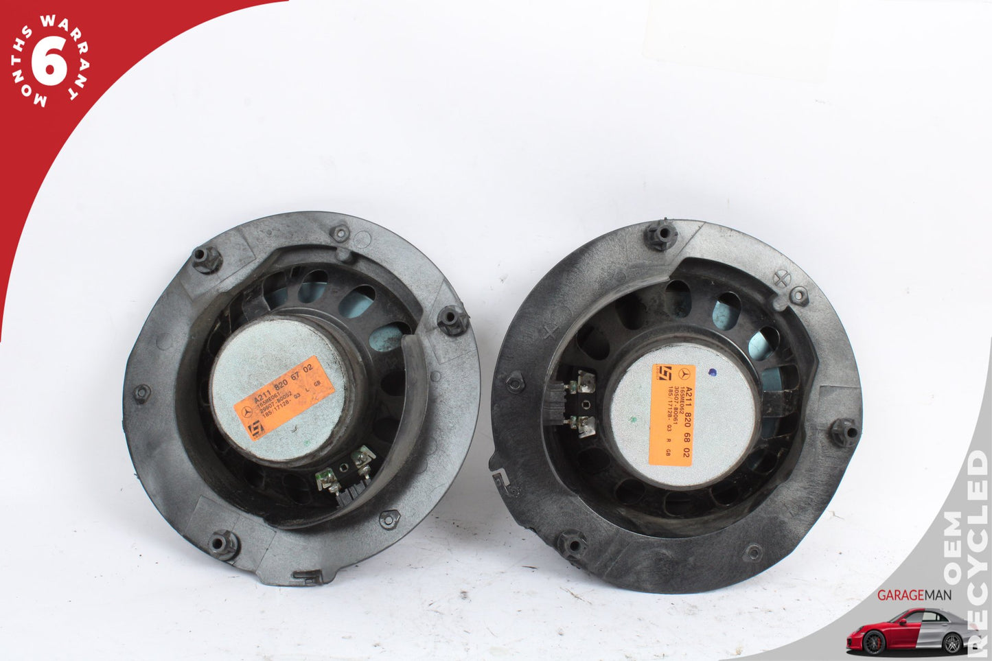 07-09 Mercedes-Benz E350 W211 Rear Left & Front Right Door Speakers Set 21182066