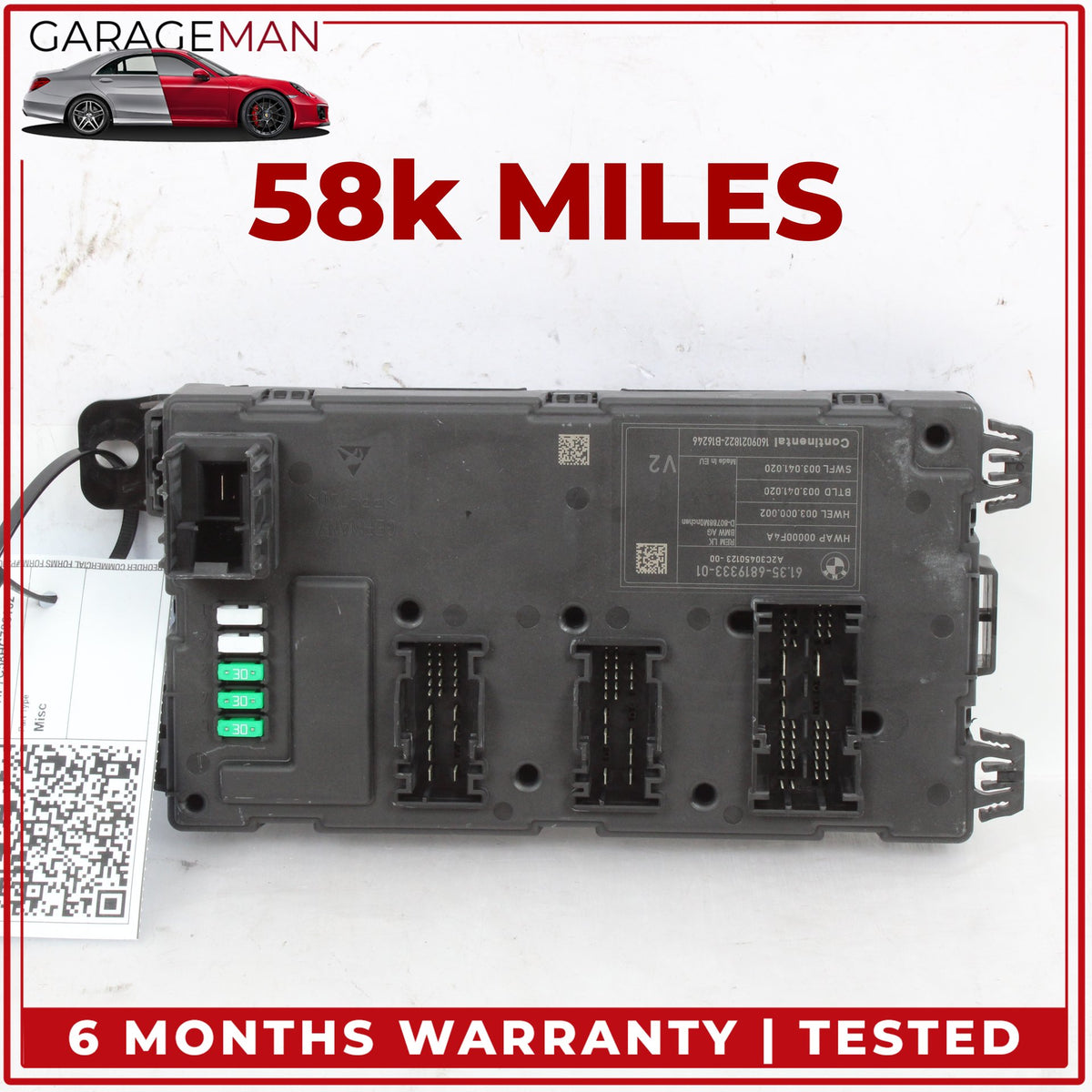 2014-2020 BMW 430i Gran Coupe Rear BCM Body Control Module Unit 6819333 OEM
