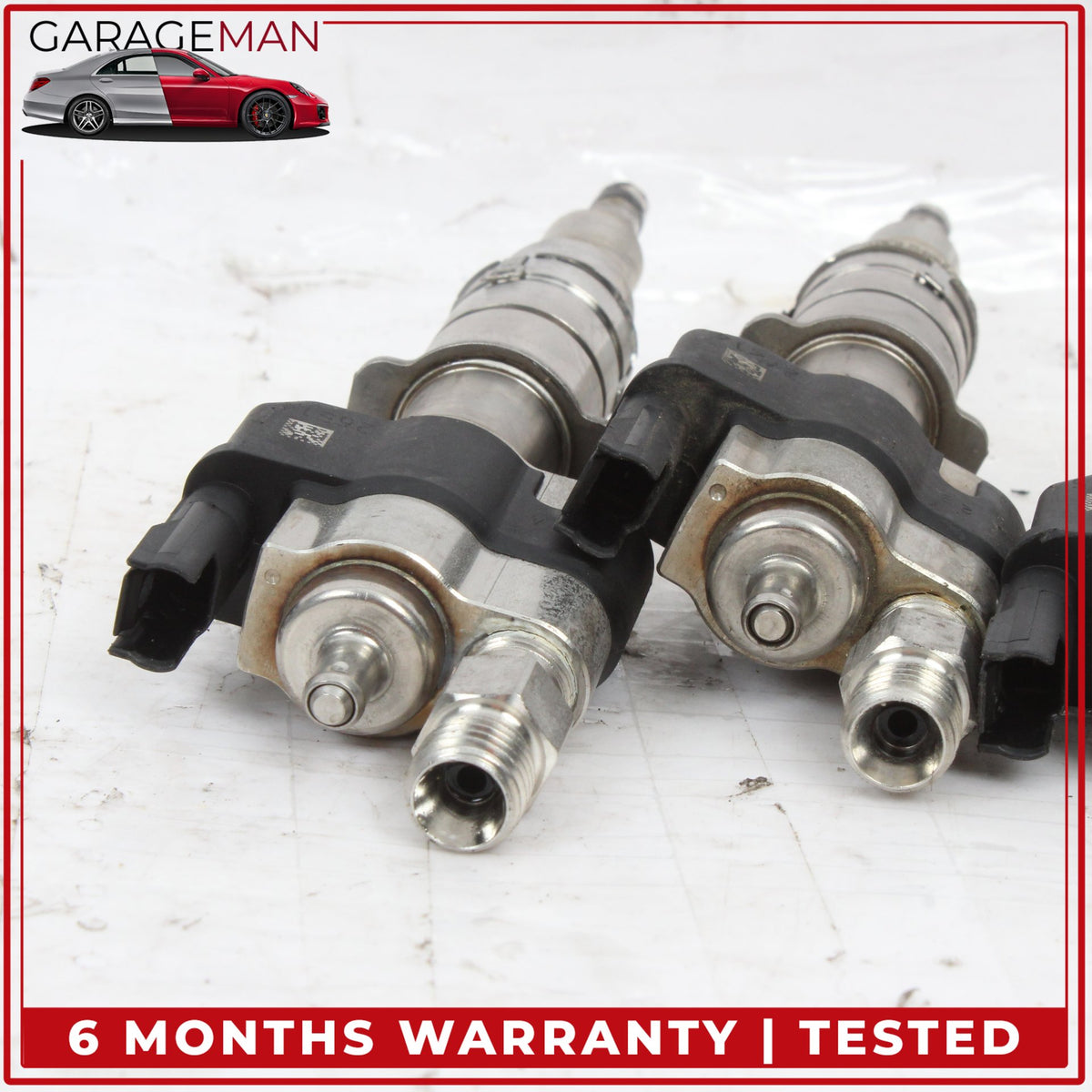 2007-2016 BMW 650i 750i N54/N63 Engine Motor Fuel Injector Set of 4 Index-12 OEM