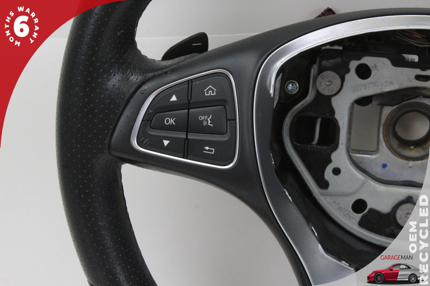 2015-2018 Mercedes W205 C350e C300 Steering Wheel w/ Paddle Shifters OEM