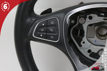 2015-2018 Mercedes W205 C350e C300 Steering Wheel w/ Paddle Shifters OEM