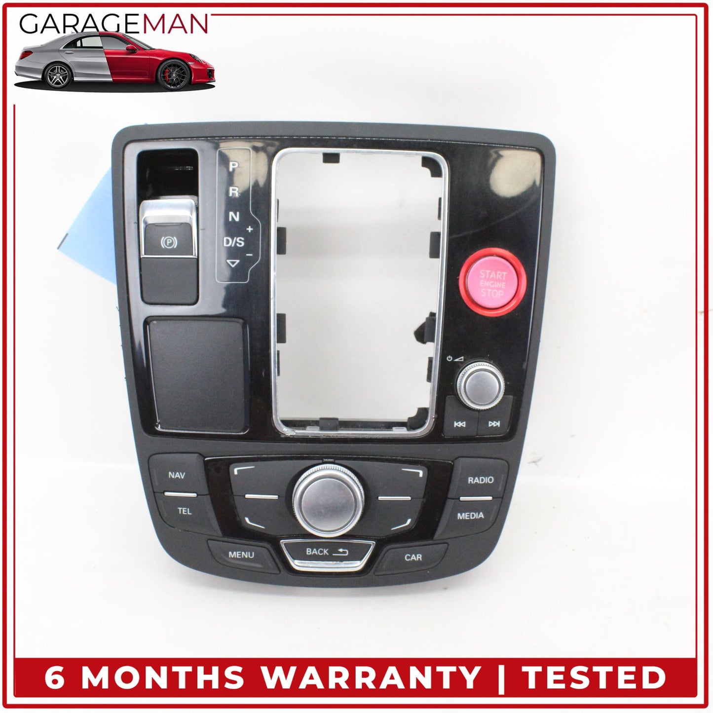2012-2015 Audi A6 A7 Front Center Console Switches w/ Trim 4G1919610C OEM