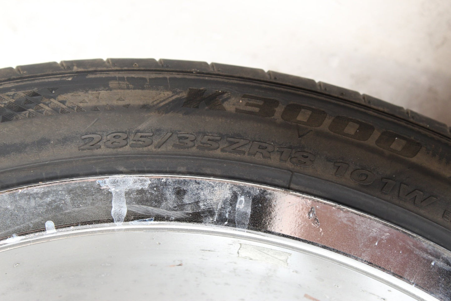 03-12 Mercedes R230 SL550 SL65 AMG Rear Wheel Tire Rim 9.5Jx18H2 ET33 OEM