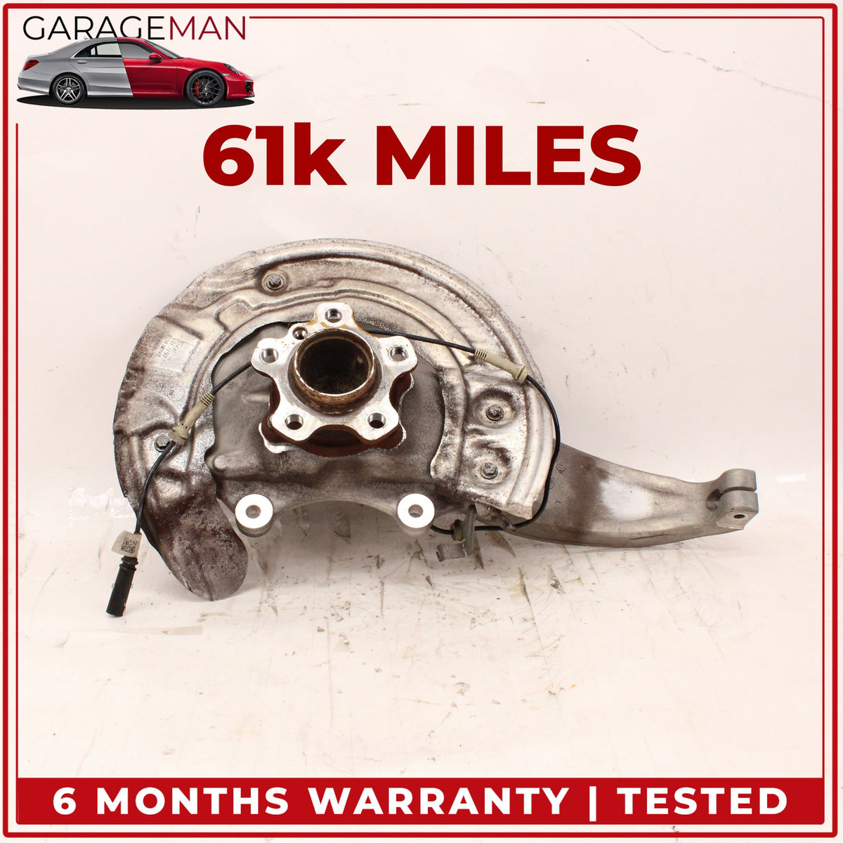 2016-2025 BMW 530e 740i 840i Front Left Spindle Knuckle Wheel Hub 6861797 OEM