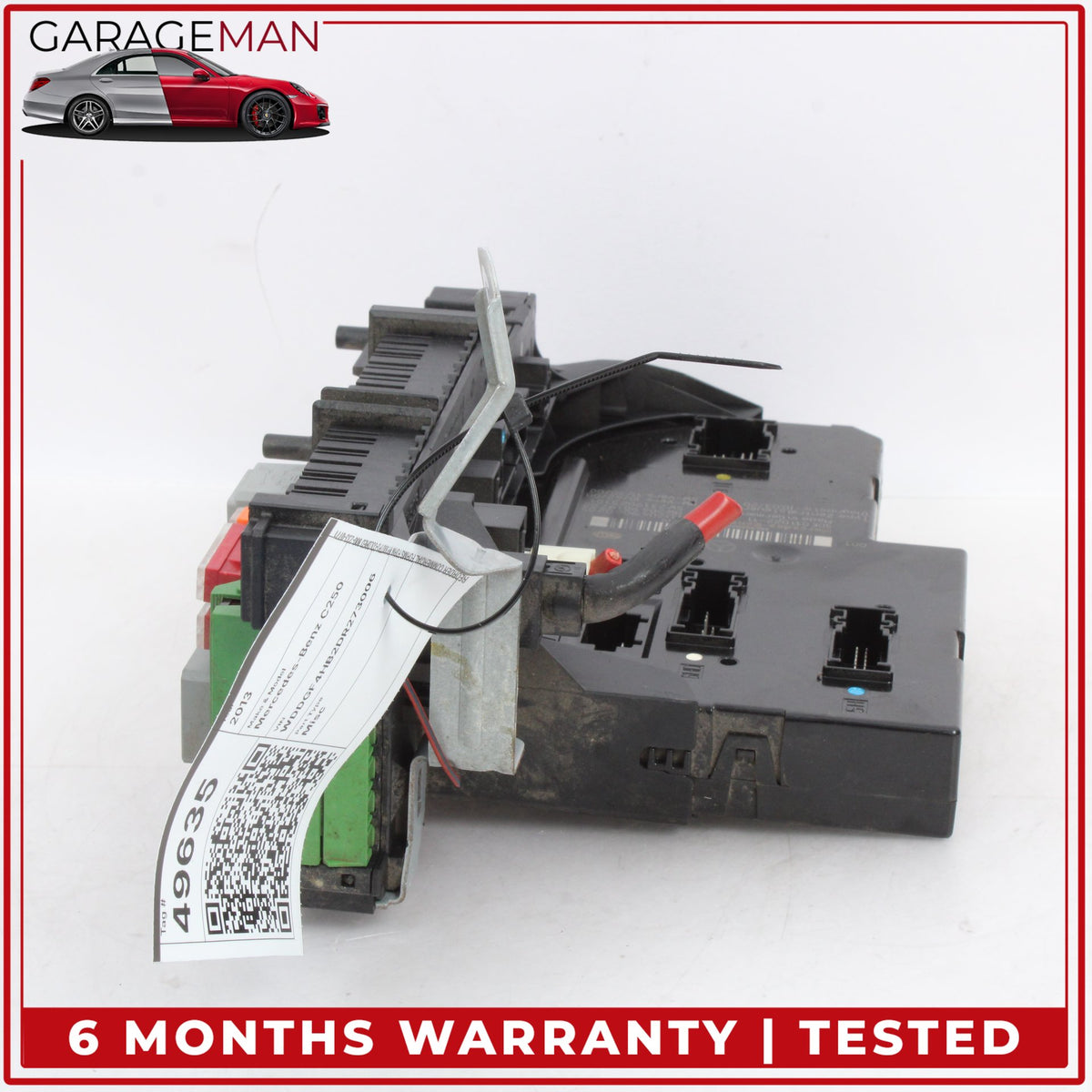 2012-2014 Mercedes W204 C250 C300 Rear Fuse Relay Box Module 2049060205 OEM