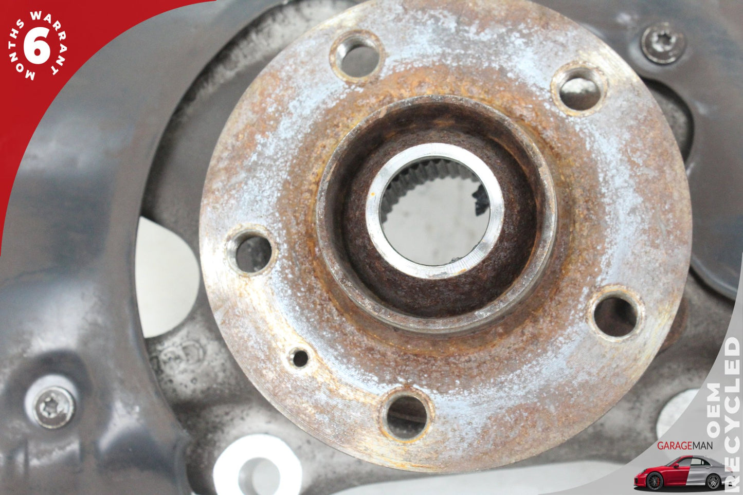 2011-2018 Audi A8 S8 Front Left Side Spindle Knuckle Wheel Hub 4H0407241J OEM