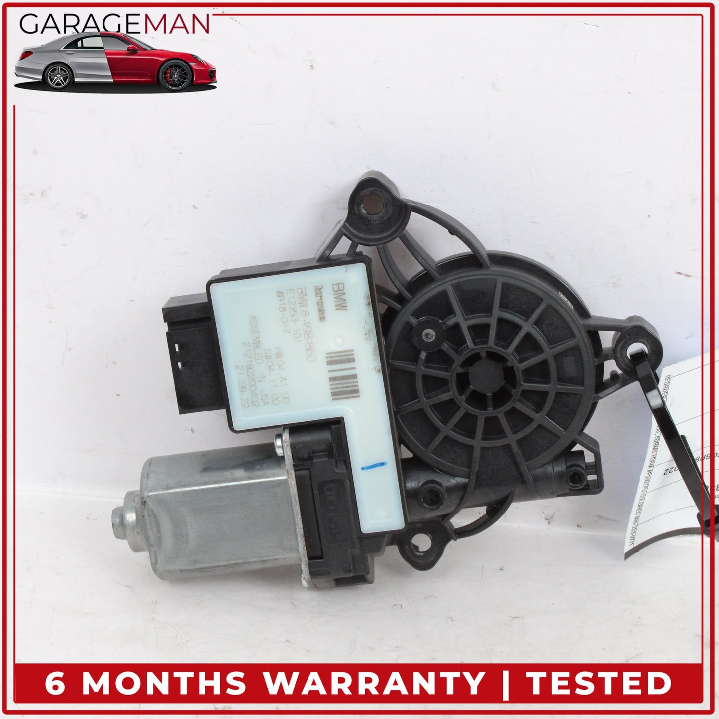 2019-2025 BMW M340i 330i G20 Front Right Side Window Regulator Motor 8498860 OEM