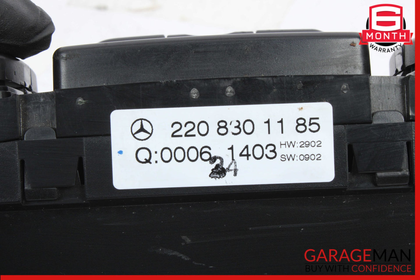 2003 Mercedes-Benz S55 AMG W220 Sedan A/C Heater Climate Control Switch 2208301185 Genuine