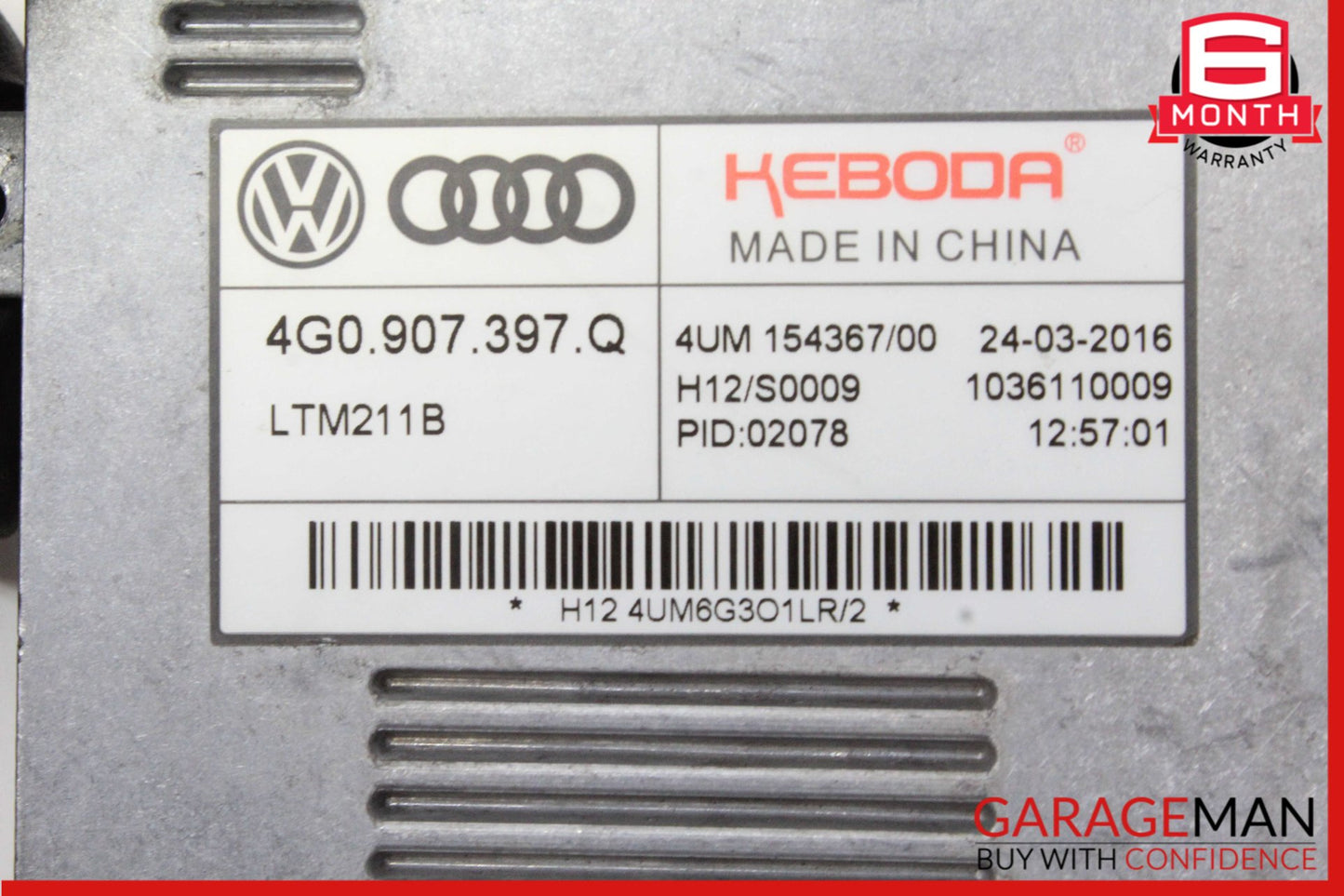 2016-2018 Audi A6 A7 Head Light Headlight LED Ballast Module 4G0907397Q OEM