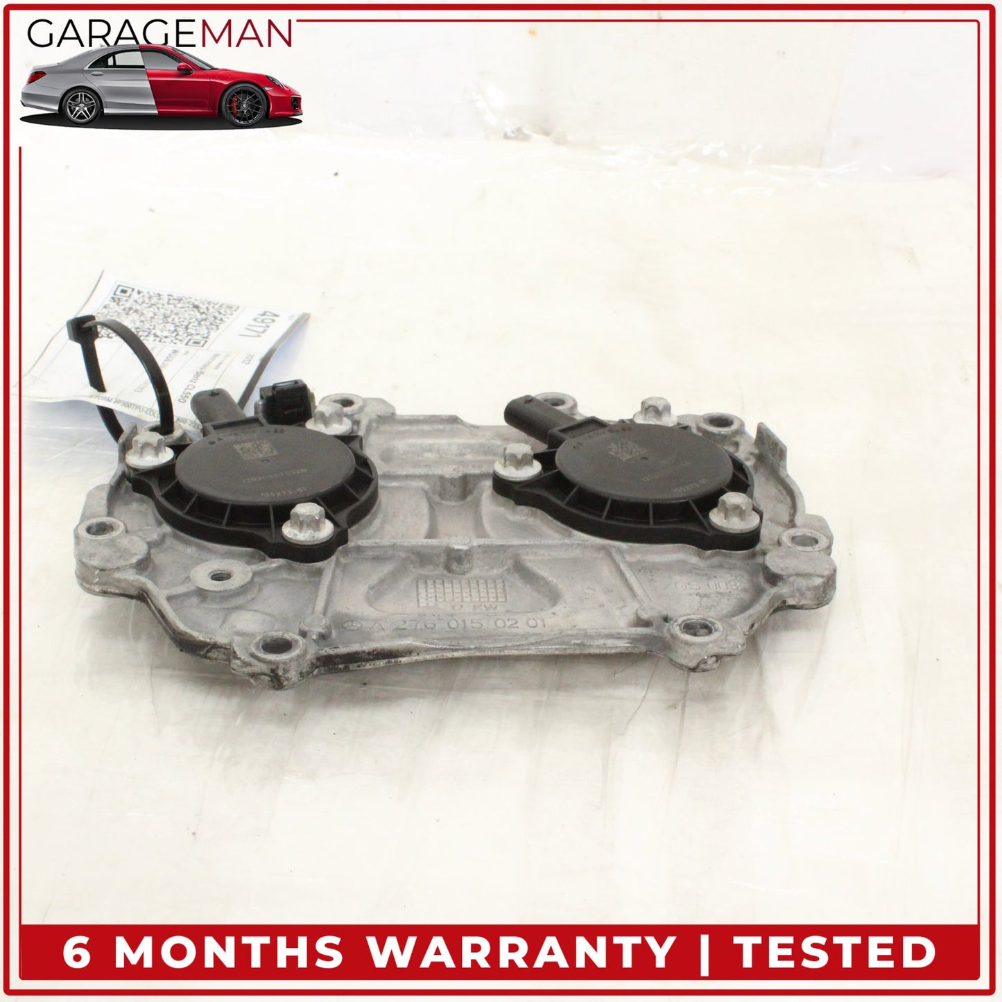 2012-2018 Mercedes W216 CL550 Engine Timing Chain Cover Plate 2760150201 OEM