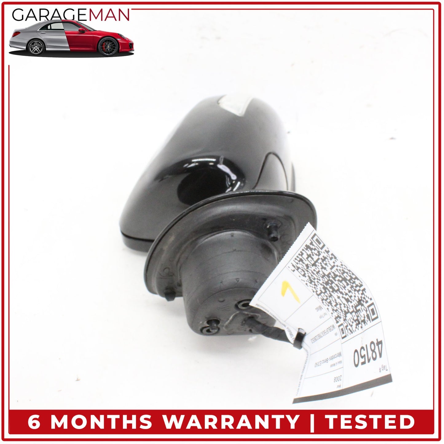 2007-2009 Mercedes W211 E350 Front Left Side Door Rear View Mirror Black OEM