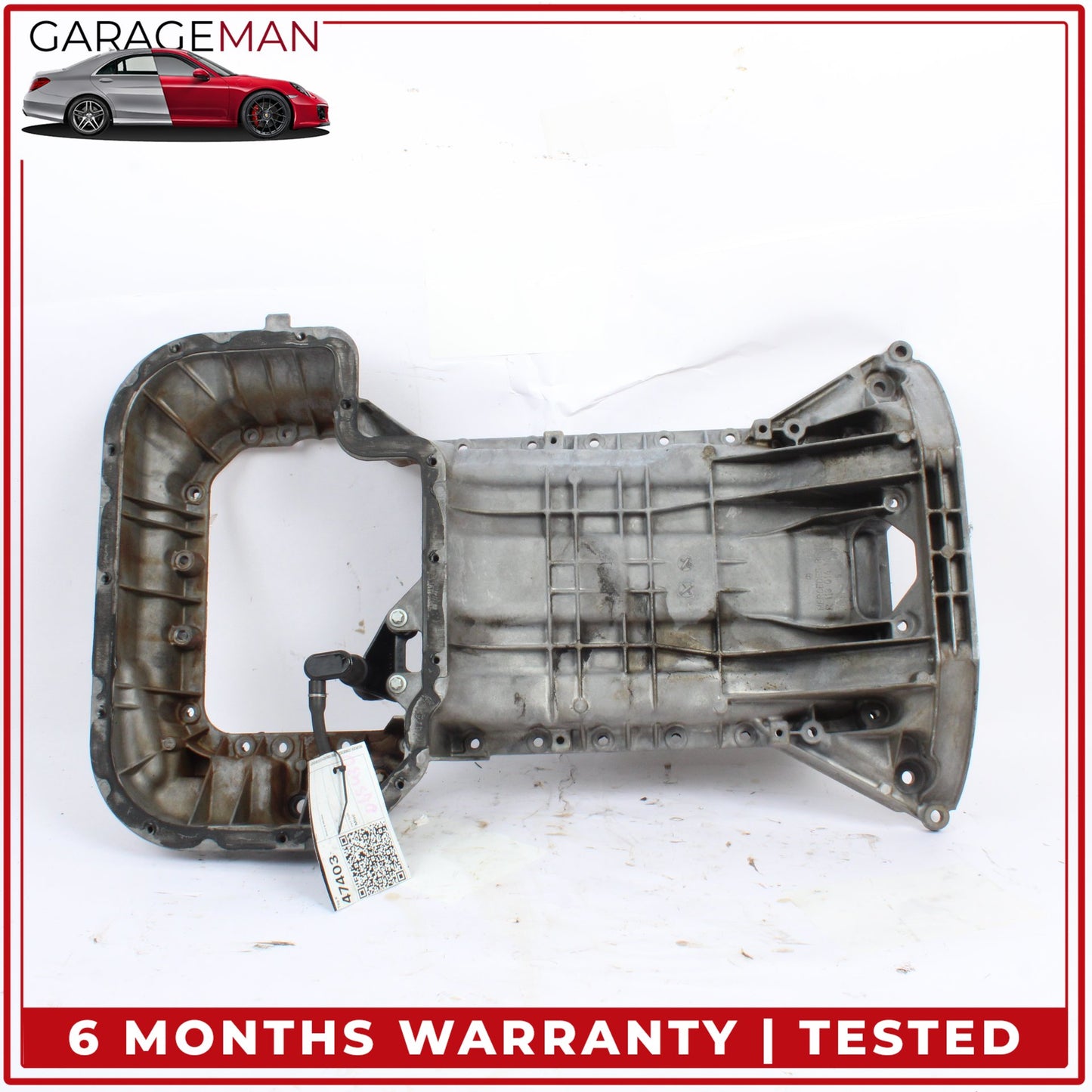 1998-2006 Mercedes W220 S430 CLK430 Engine Motor Upper Oil Pan 1130141402 OEM